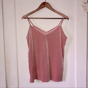 Pretty in Pink Velvet Tank